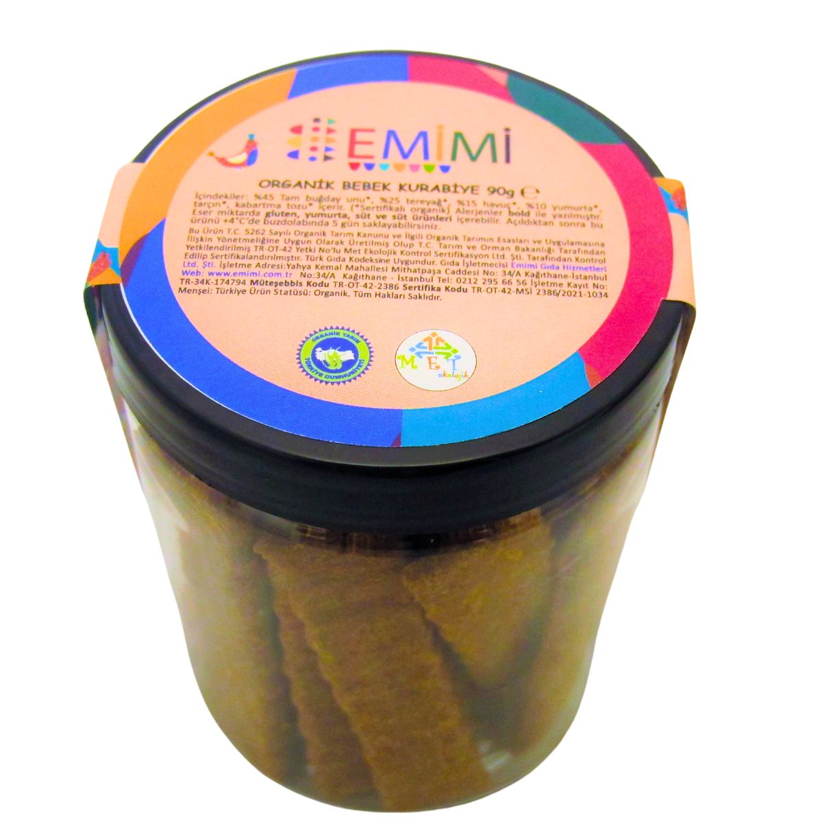 Organik Bebek Kurabiyesi, 90 gram
