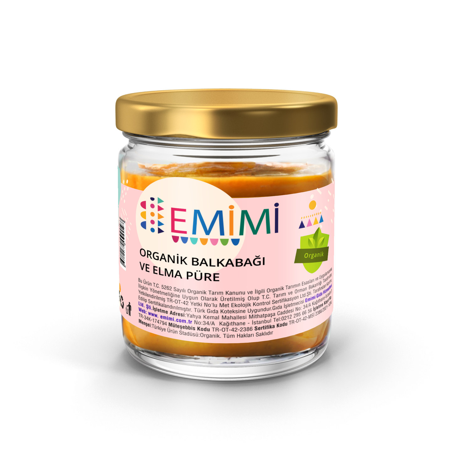Organik Balkabağı & Elma, Püre 180 Gram, Uzun Ömürlü