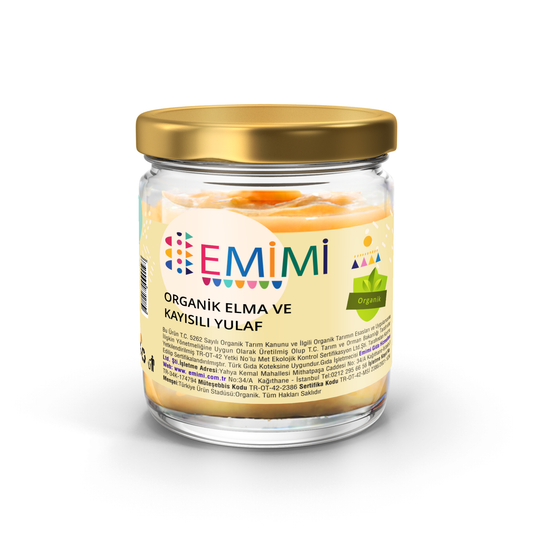 Organik Elma & Kayısılı Yulaf, Taneli 180 Gram, Uzun Ömürlü